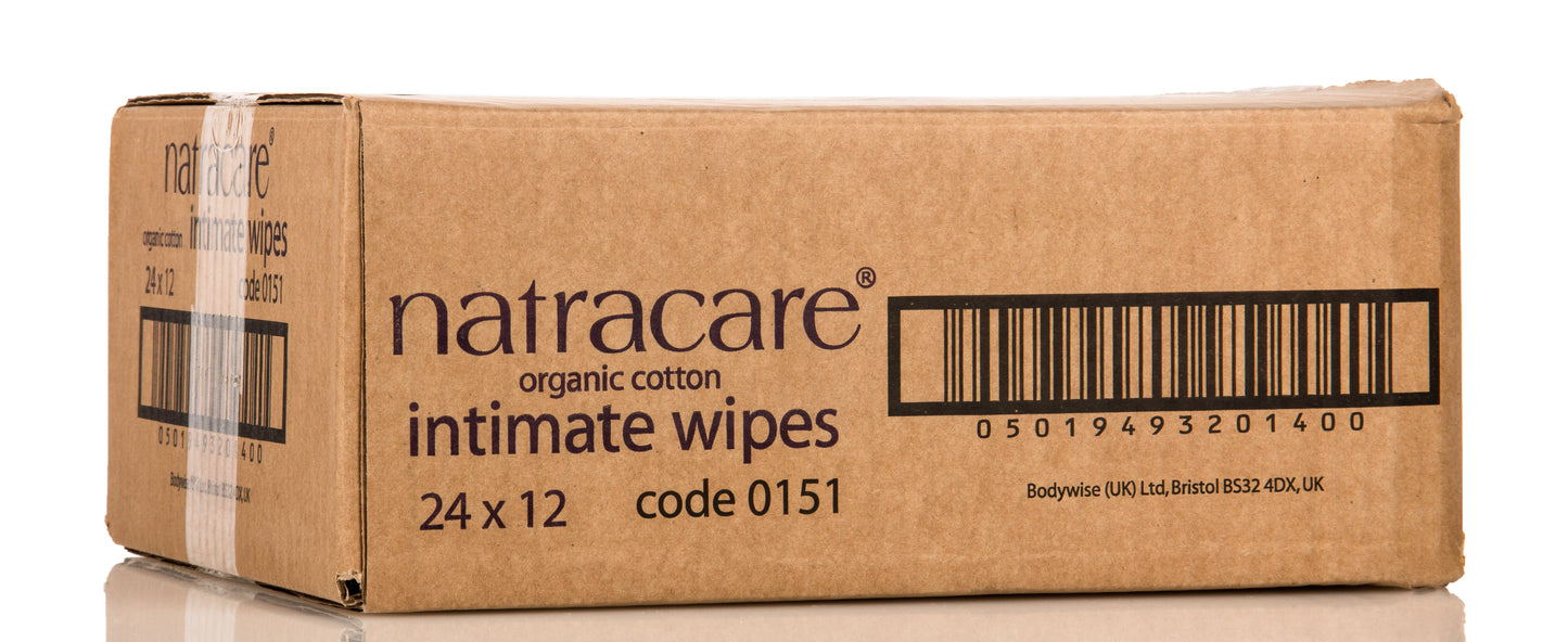 Feminine Wipes Cotton, 12 count, Organic