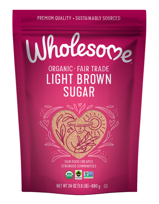 Brown Sugar, Light, Organic, Fair Trade