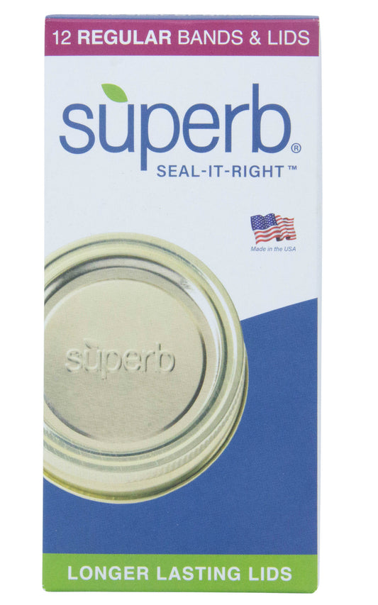 Canning Lids with Bands, Mason, Regular