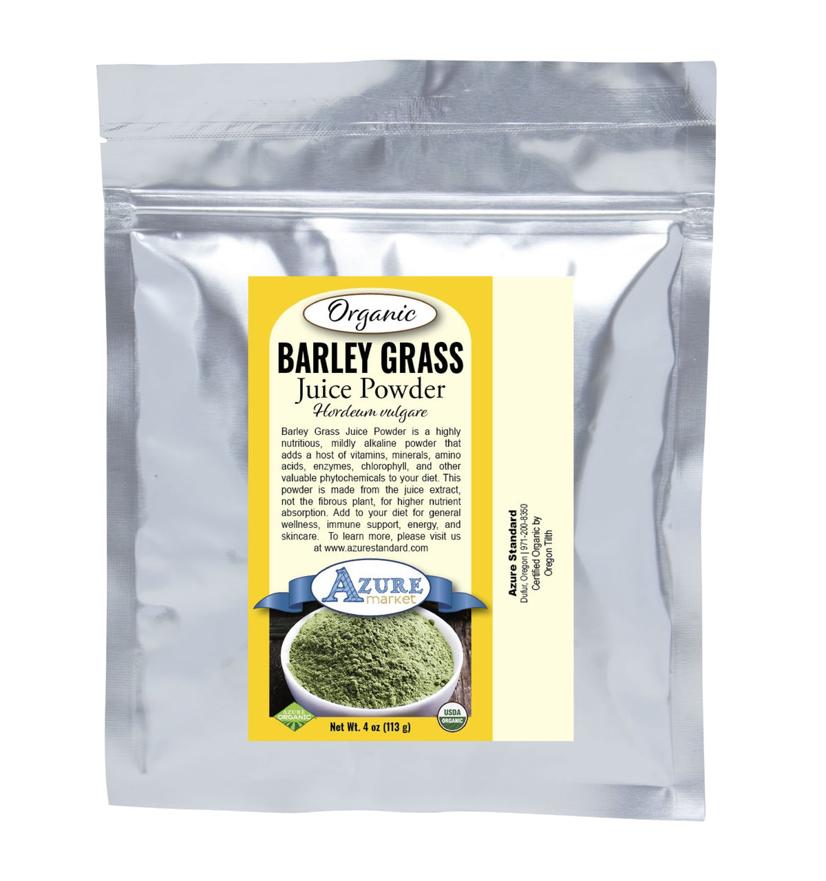 Barley Grass Juice Powder, Organic