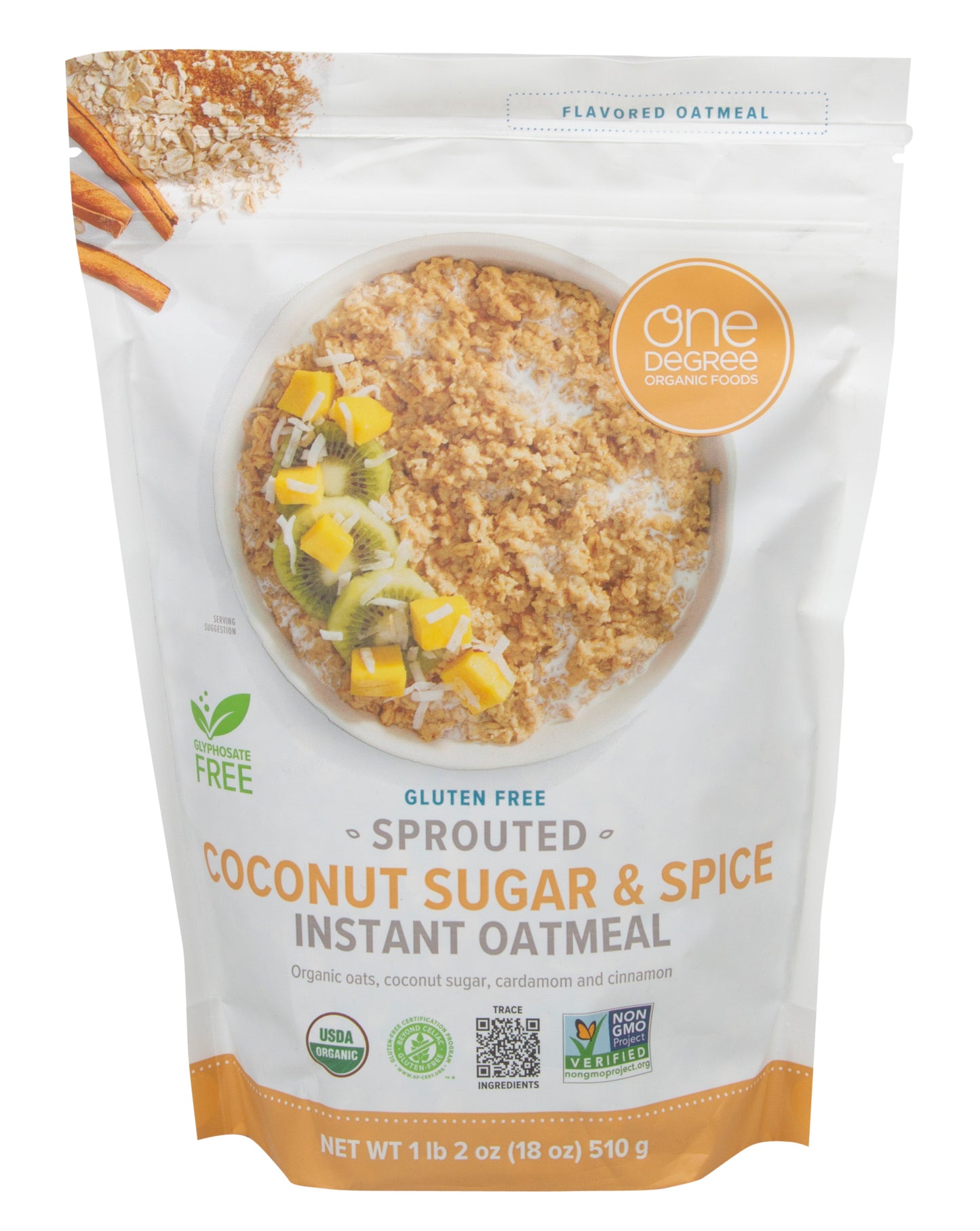 Instant Oatmeal, Sprouted Coconut Sugar & Spice