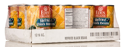 Refried Black Beans, Organic