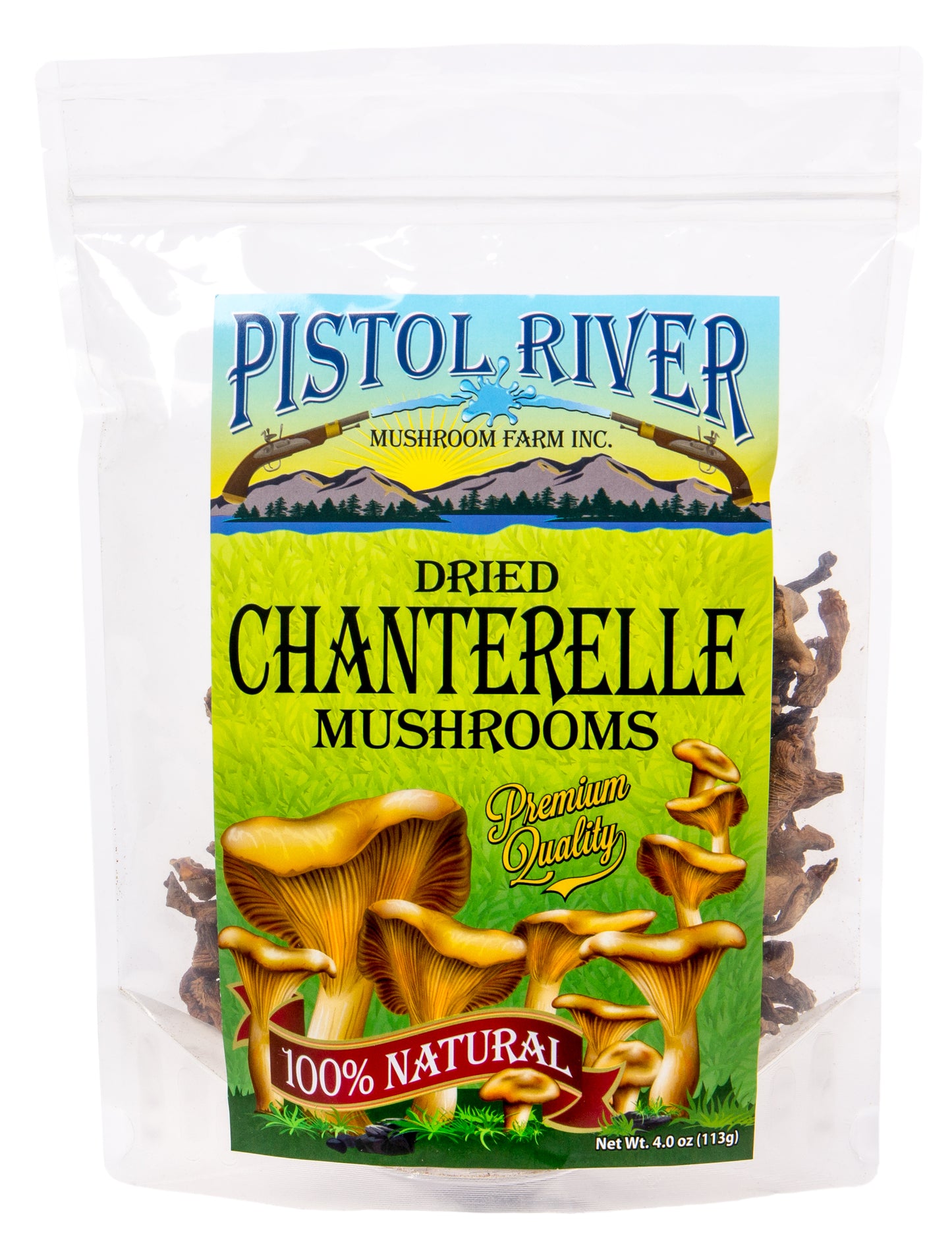 Mushrooms, Chanterelle, Dried