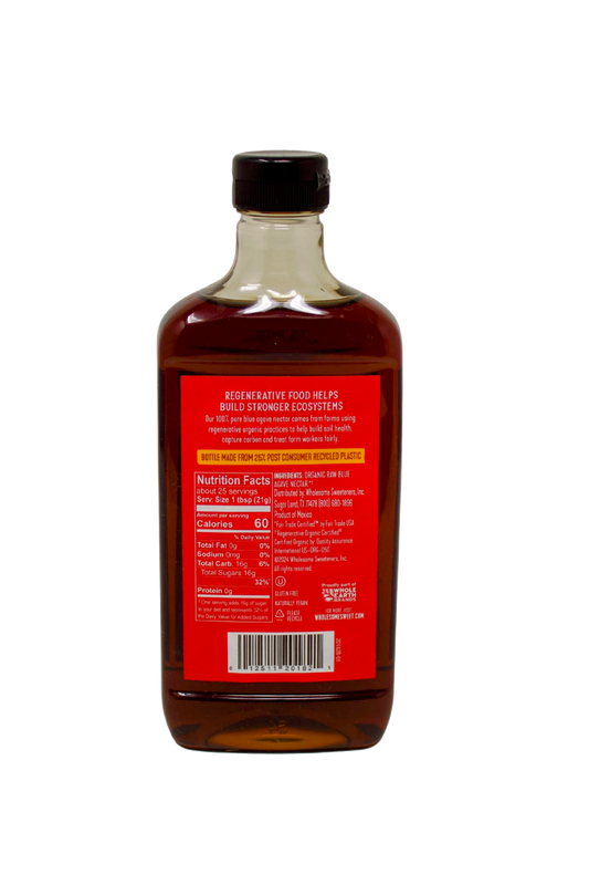 Blue Agave Nectar, Raw, Organic