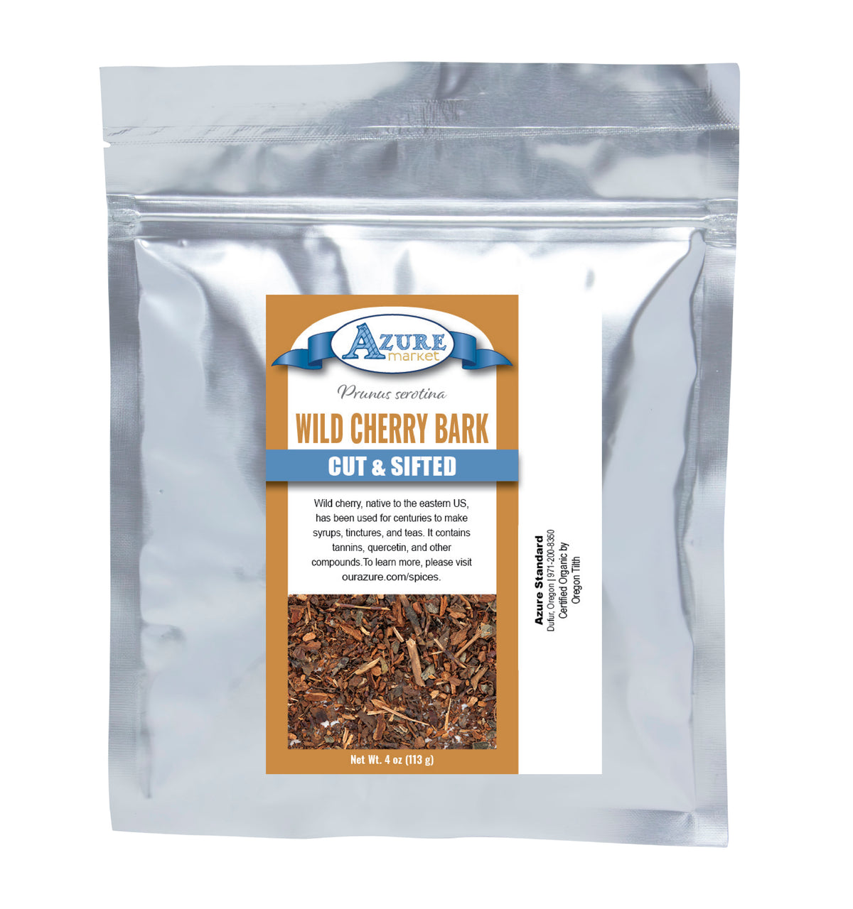 Wild Cherry Bark, Cut & Sifted