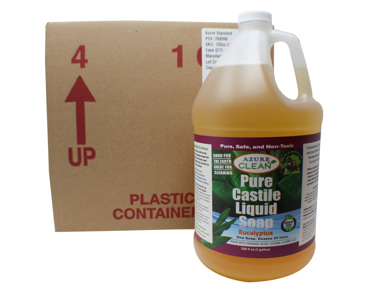 Castile Liquid Soap, Pure, Eucalyptus, Organic