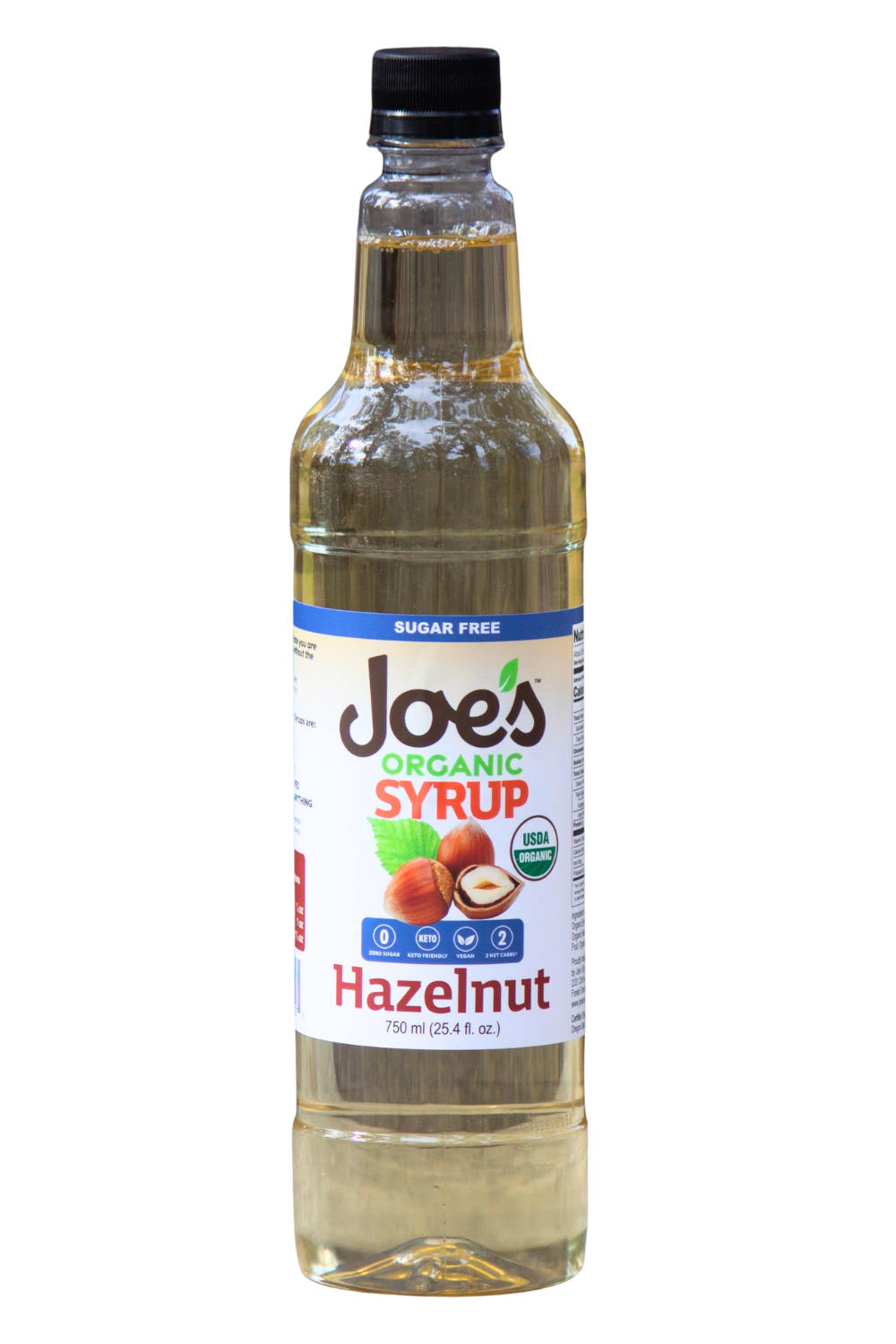 Syrup, Hazelnut, Sugar Free, Organic