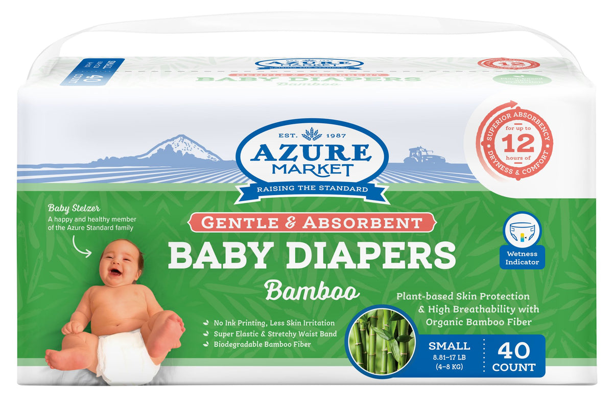 Baby Diapers, Biodegradable Bamboo, Small