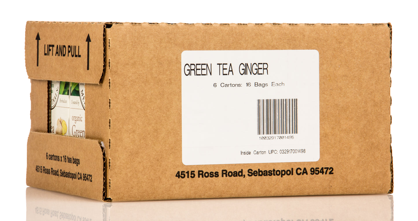 Green Tea with Ginger, Organic