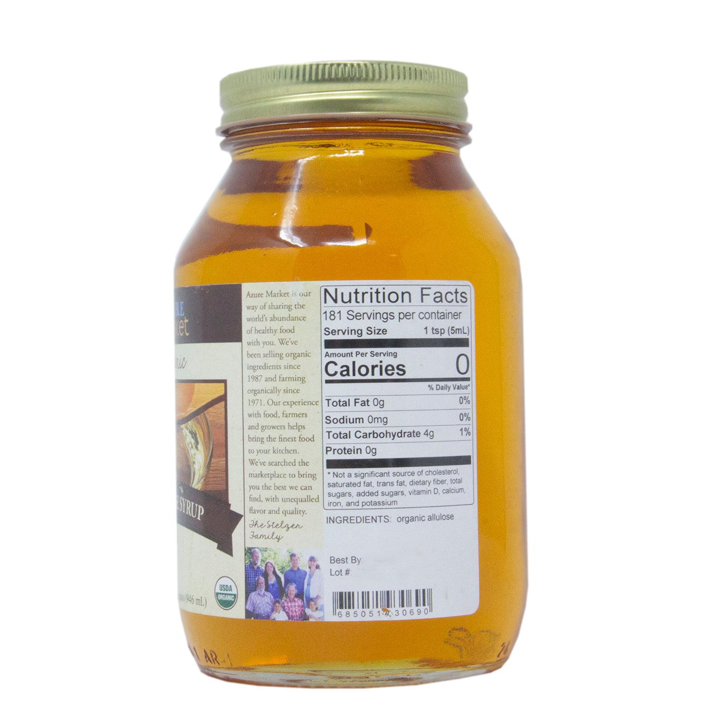 Allulose Syrup, Organic
