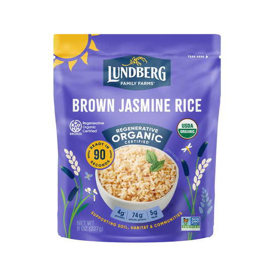 Rice, Jasmine Brown, Thai Hom Mali, Organic