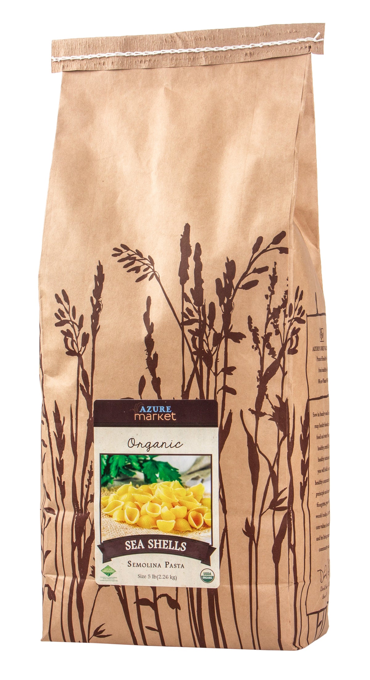 Small Shells, Semolina Pasta, Organic