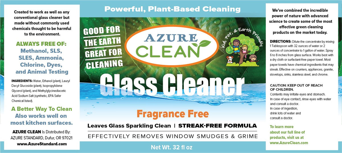 Glass Cleaner, Fragrance Free