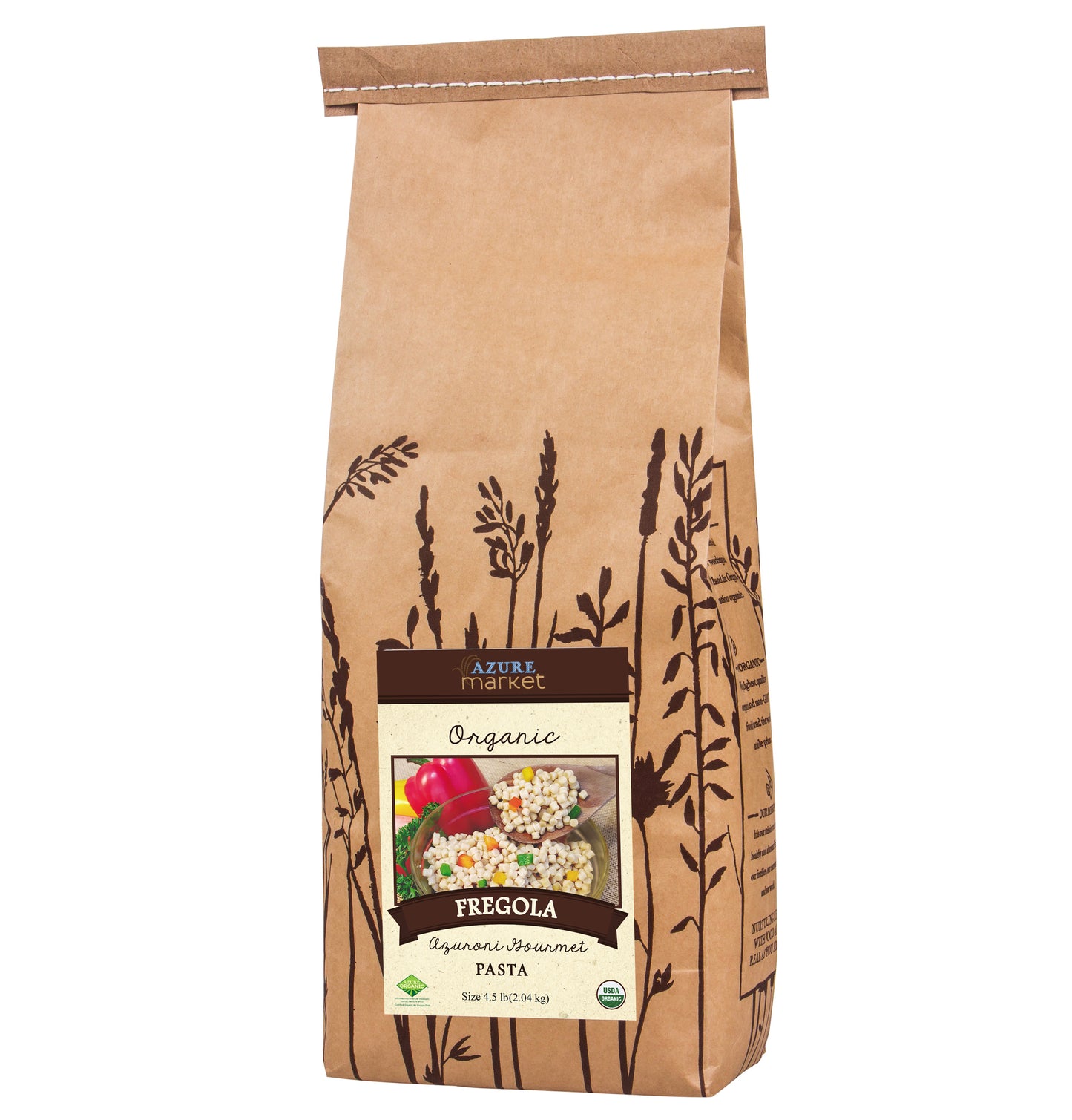 Fregola Azuroni Gourmet Pasta, Organic