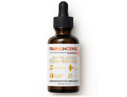 Therapeutic Rubbing Oil, Frankincense & Topical Boswellic Acid