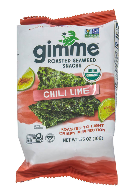 Roasted Seaweed Snack, Chili Lime, Organic