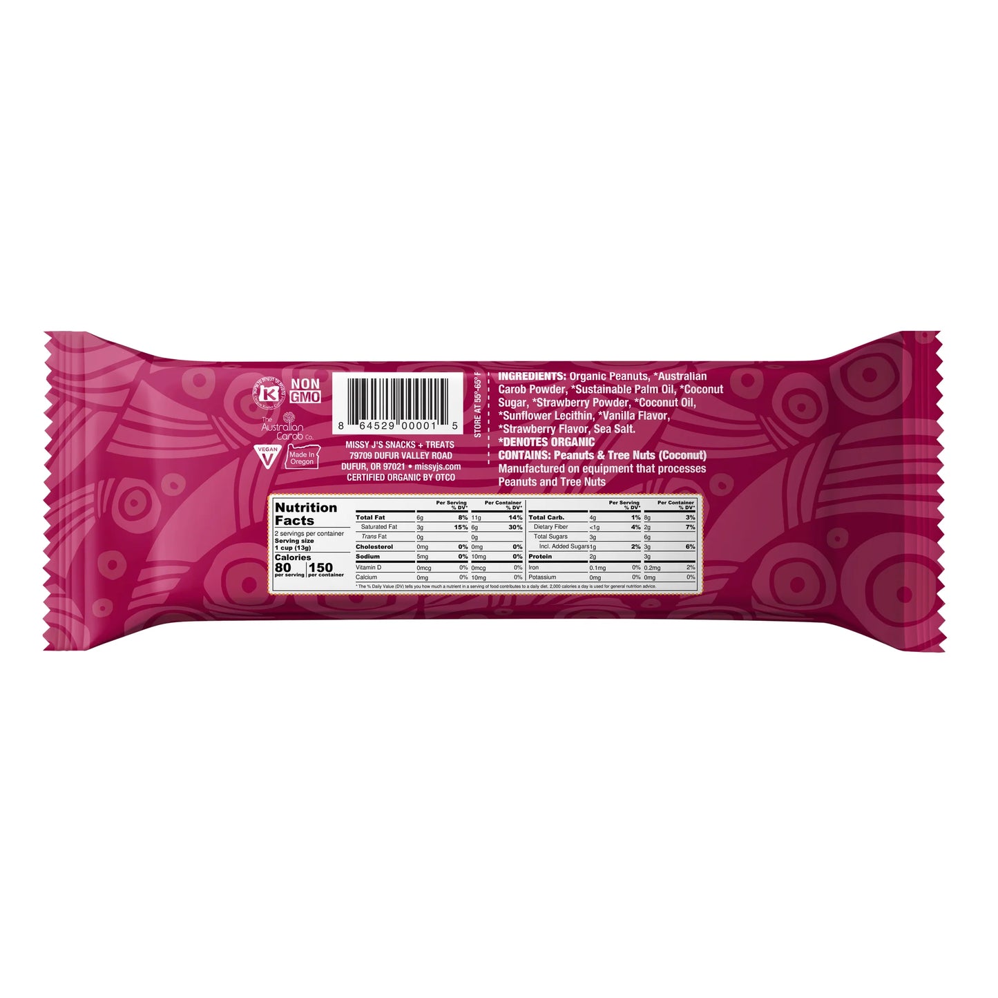 Carob Cup, Peanut Butter & Jelly, Organic