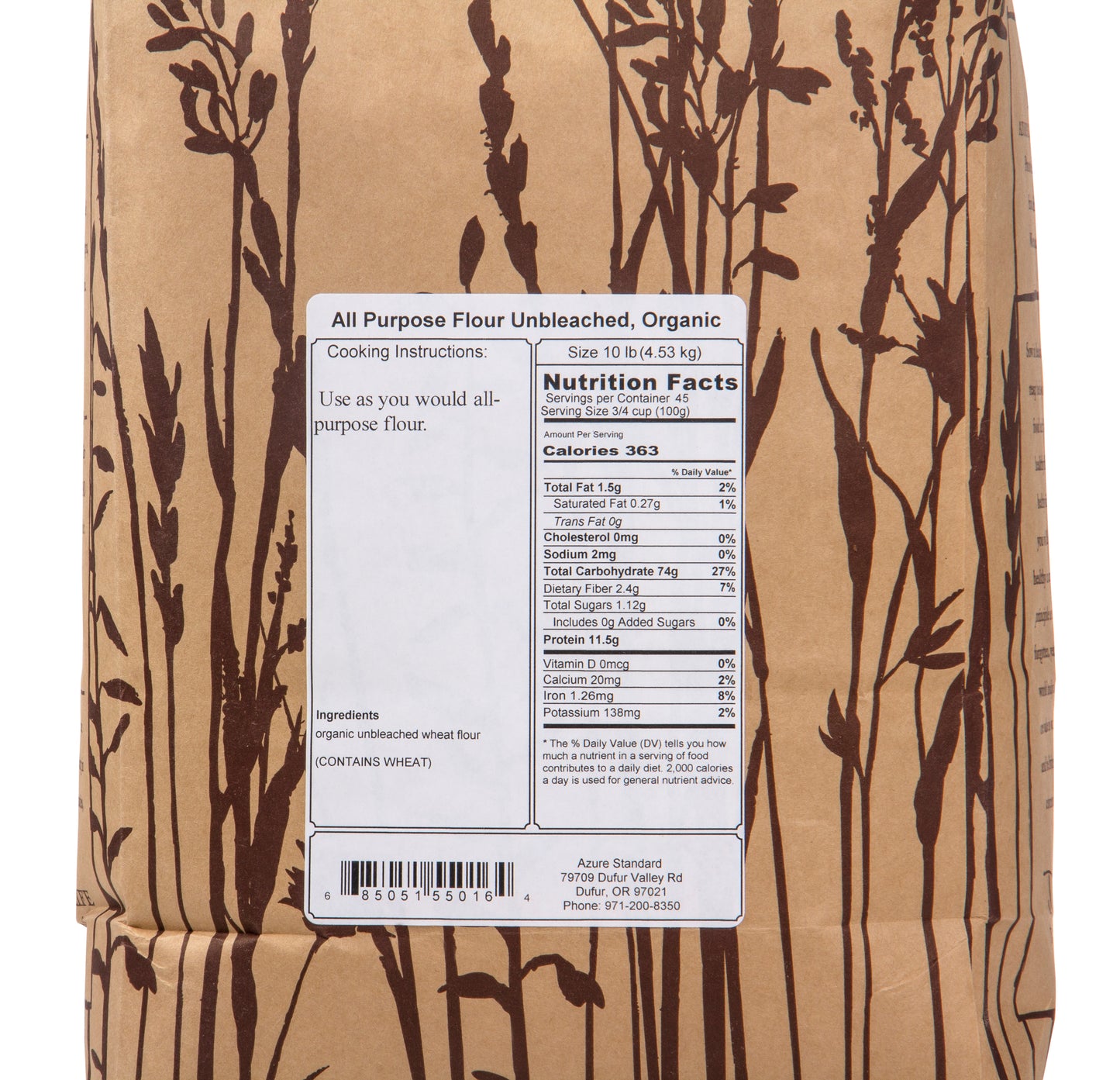 All Purpose Flour Unbleached, Organic
