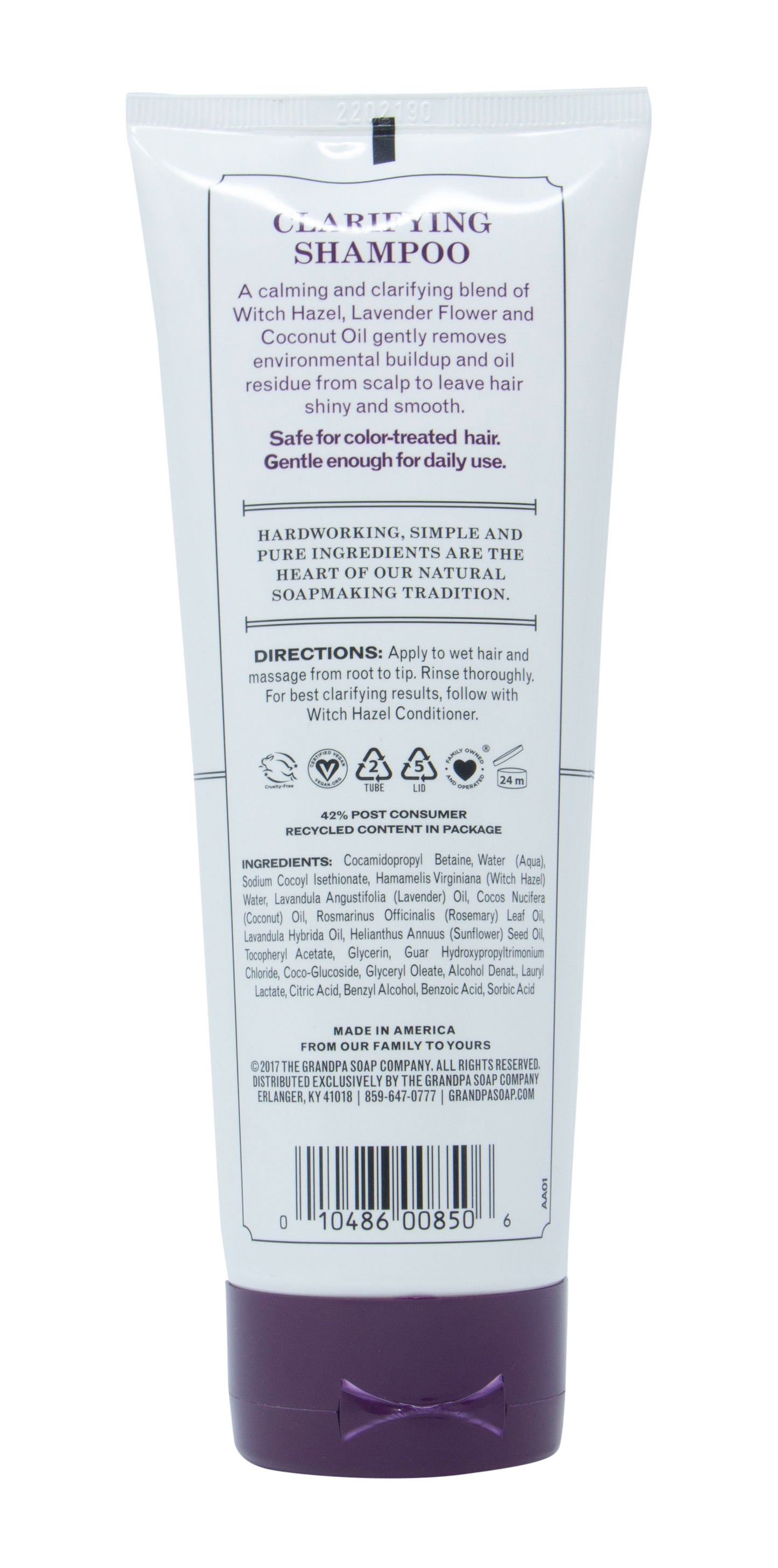 Shampoo, Witch Hazel