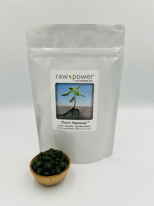 Thor's Hammer Chlorella/Spirulina Tablets