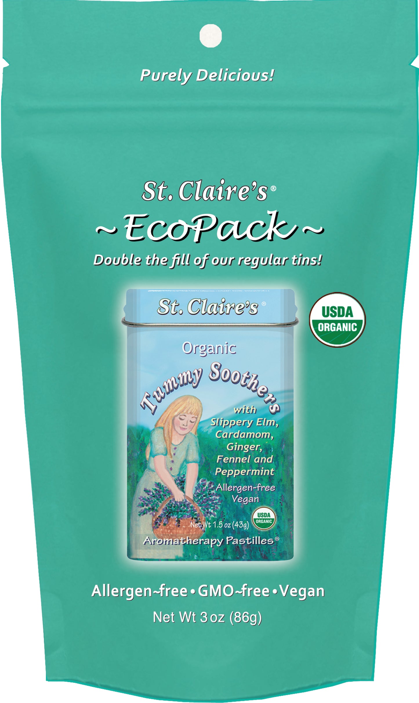 Tummy Soothers Pastilles, Organic