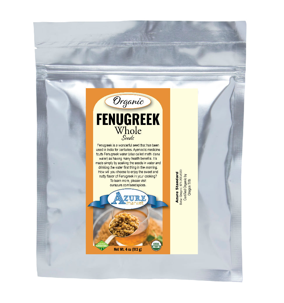 Fenugreek Seeds, Whole, Organic