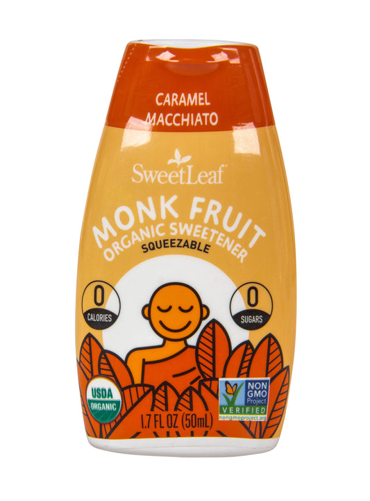 Monk Fruit Liquid Squeezable, Caramel Macchiato, Organic