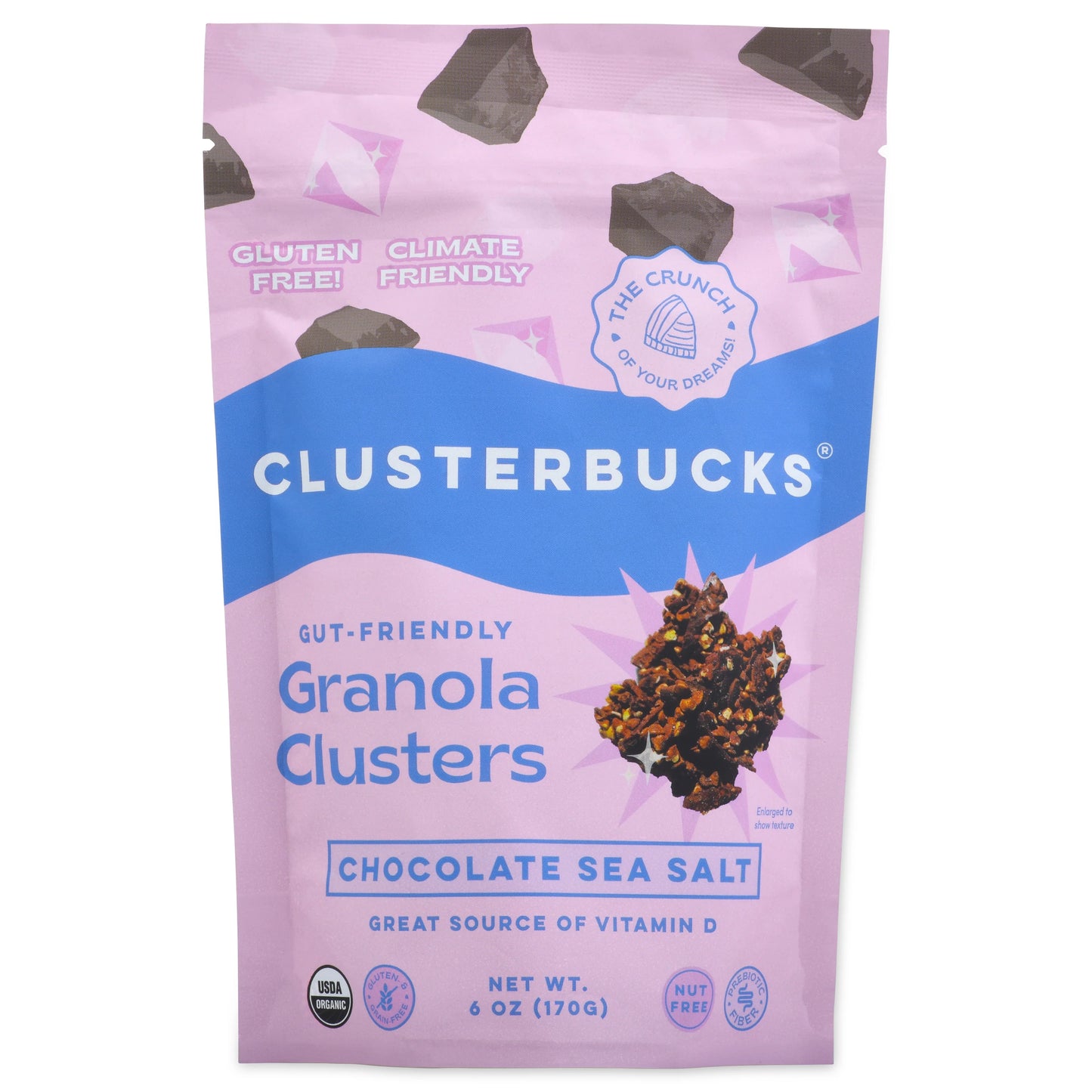 Superfood Granola Clusters, Chocolate Sea Salt, Organic