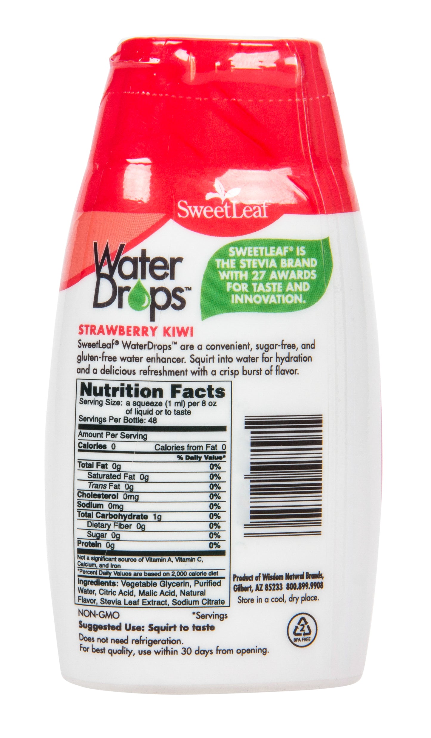 Natural Water Drops, Strawberry Kiwi