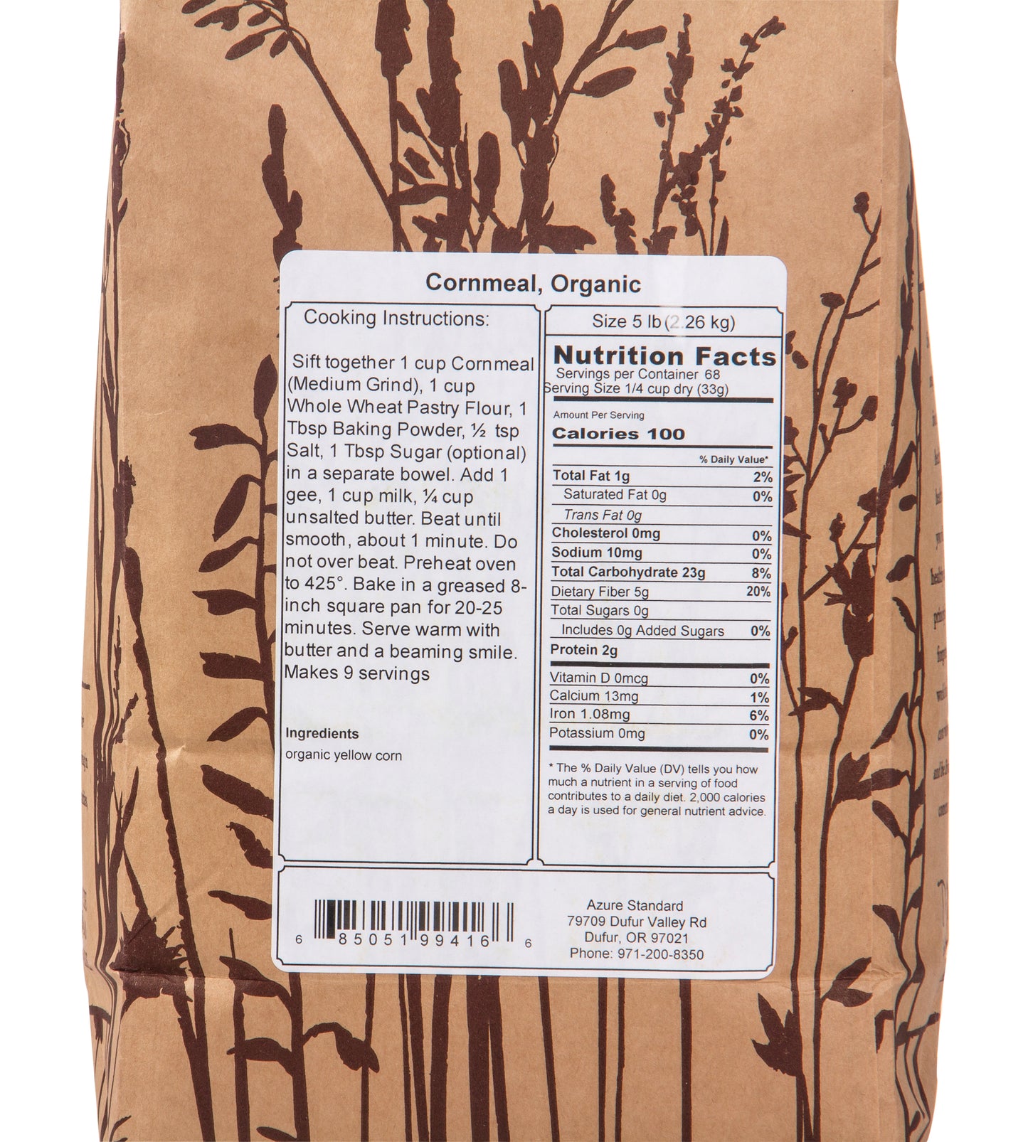 Cornmeal, Organic