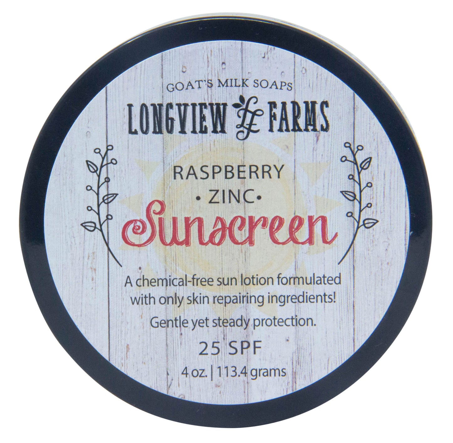 Raspberry Zinc Sunscreen