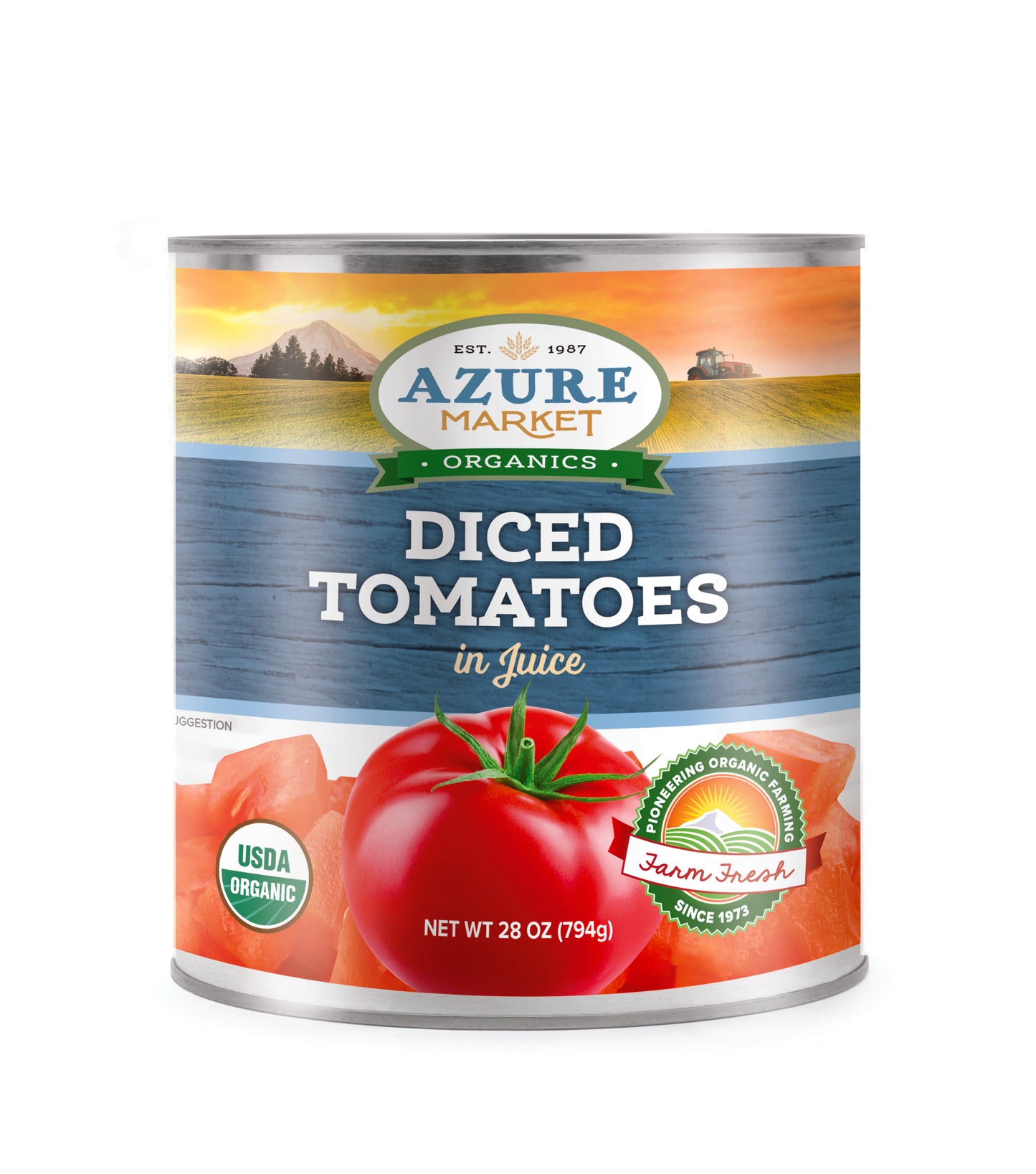 Diced Tomatoes in Juice, Organic