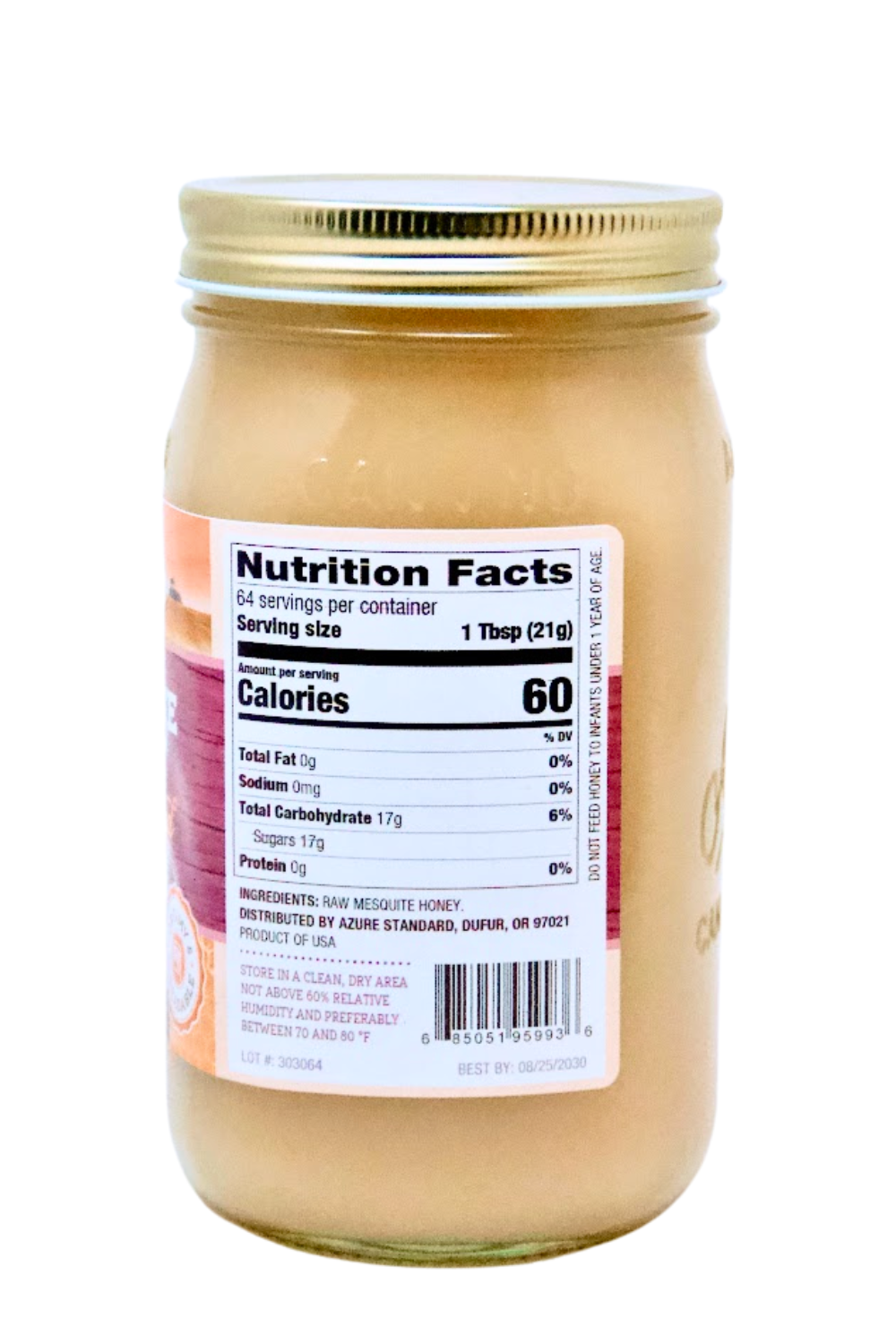 Honey, Raw, Unheated, Mesquite