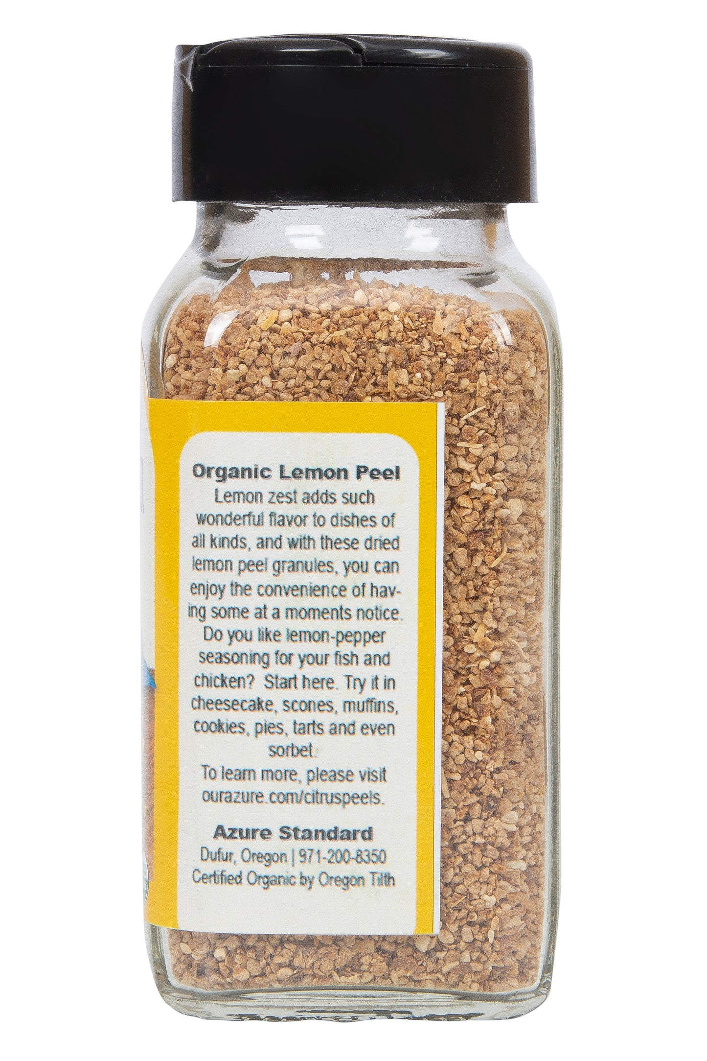 Lemon Peel, Granules, Organic