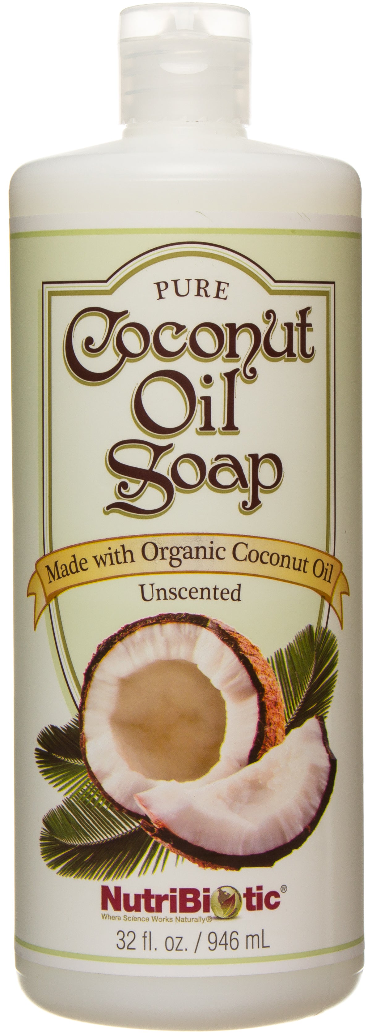 Pure Coconut Oil Soap, Unscented