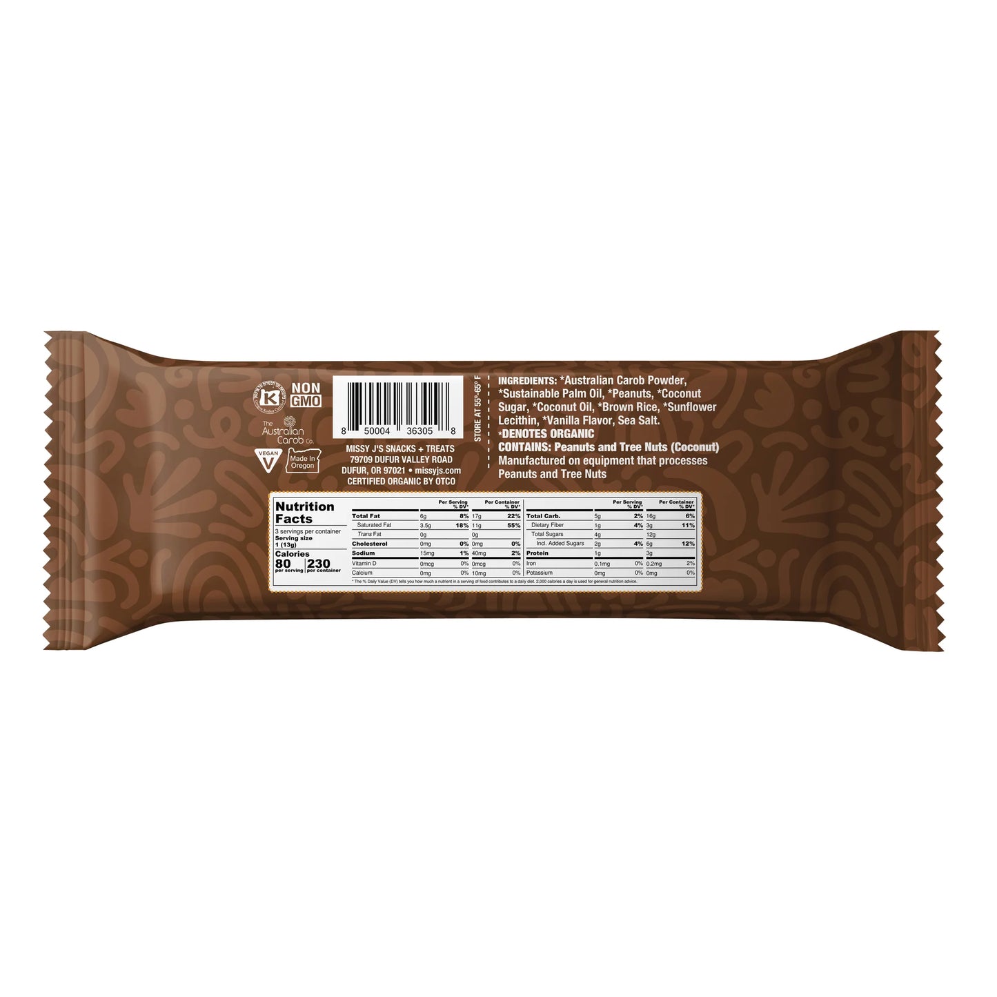 Carob Truffley Treats, Peanut Butter, Organic
