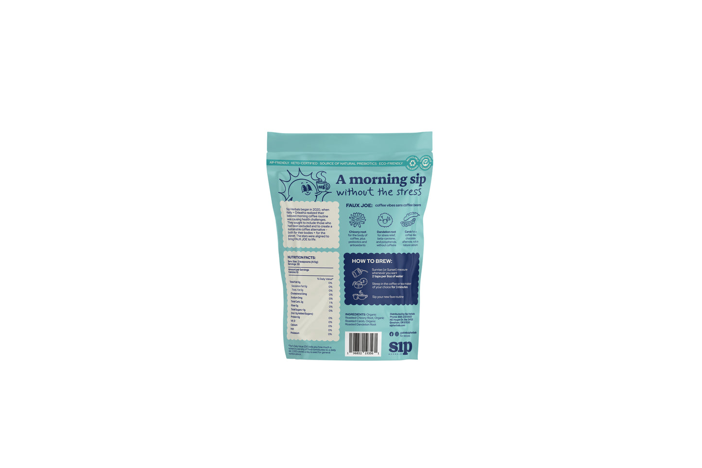 Faux Joe, Signature Roast, Herbal Coffee, Loose Leaf