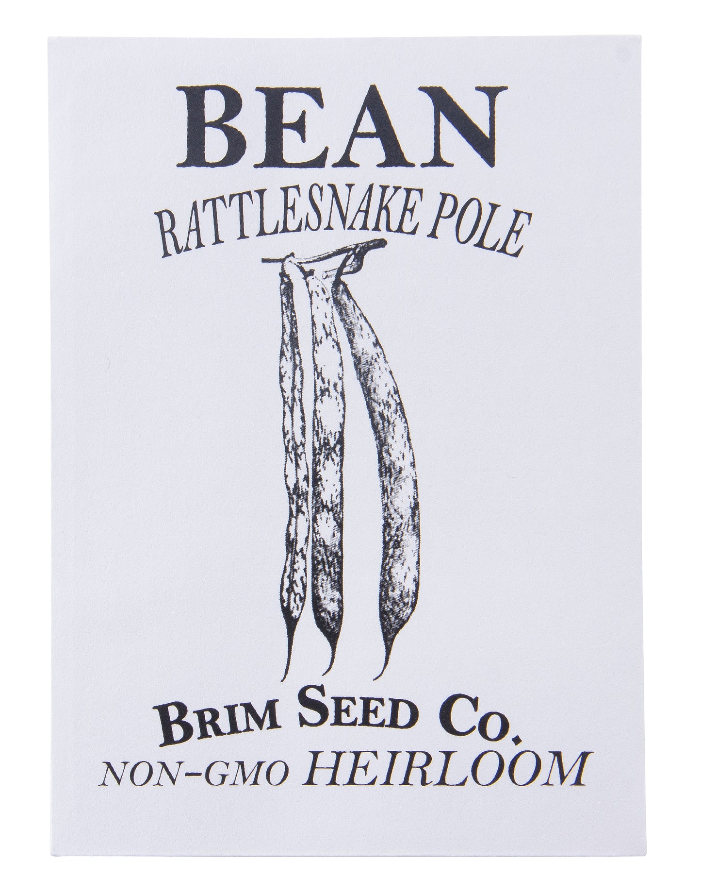 Bean. Rattlesnake, Pole Heirloom Seed