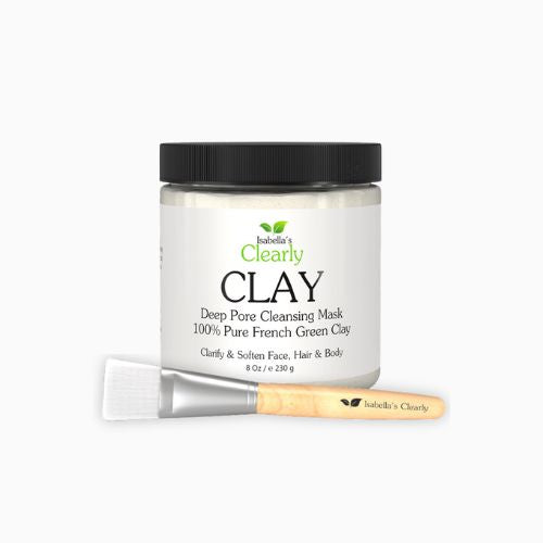 CLAY - Deep Pore Cleansing Green Clay with brush