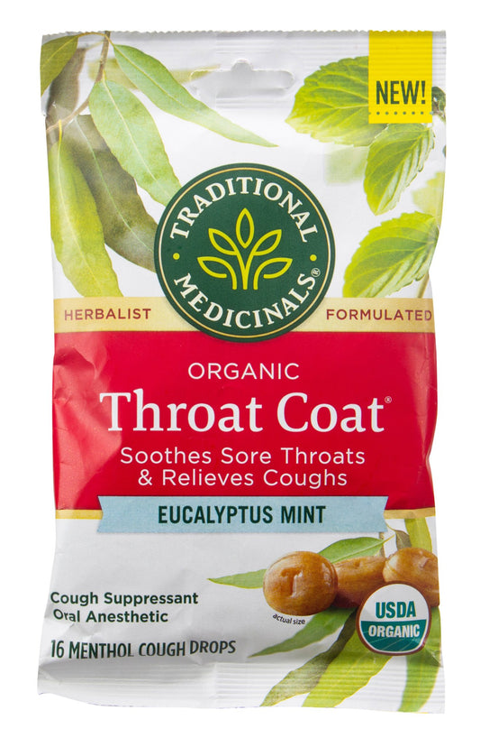 Throat Coat, Eucalyptus Mint, Organic