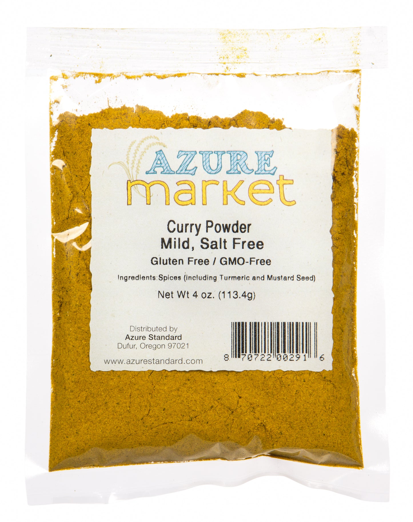 Curry Powder, Mild, Salt Free