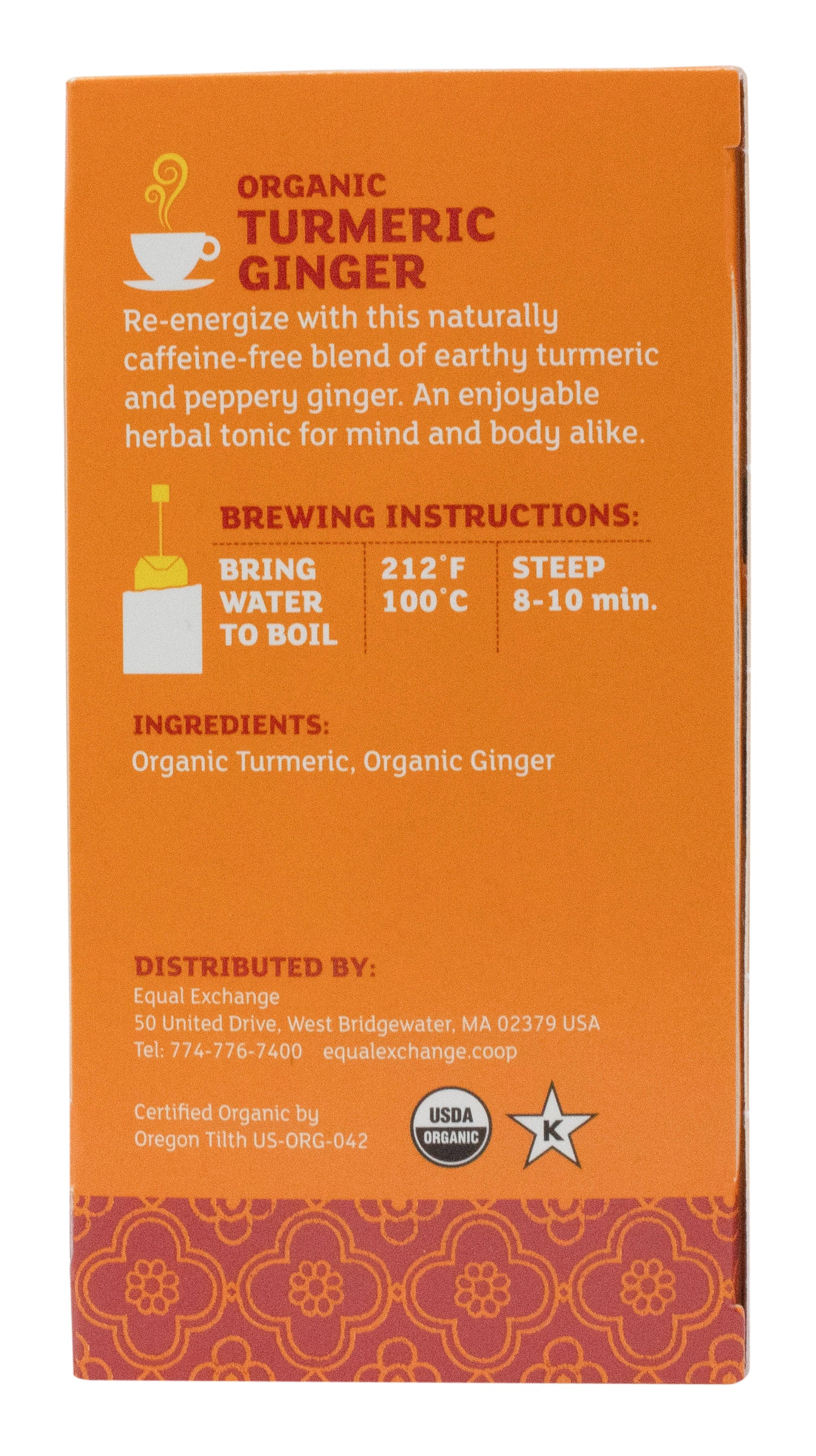 Turmeric & Ginger Tea, Organic