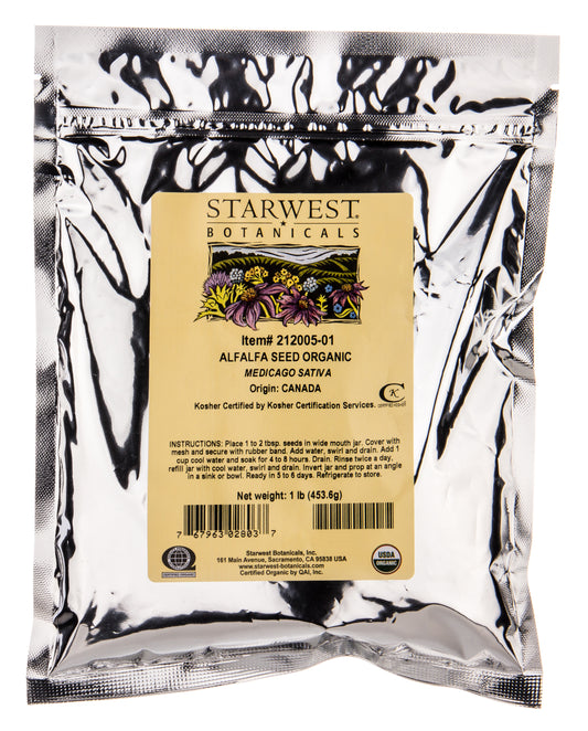 Alfalfa Sprouting Seeds, Organic