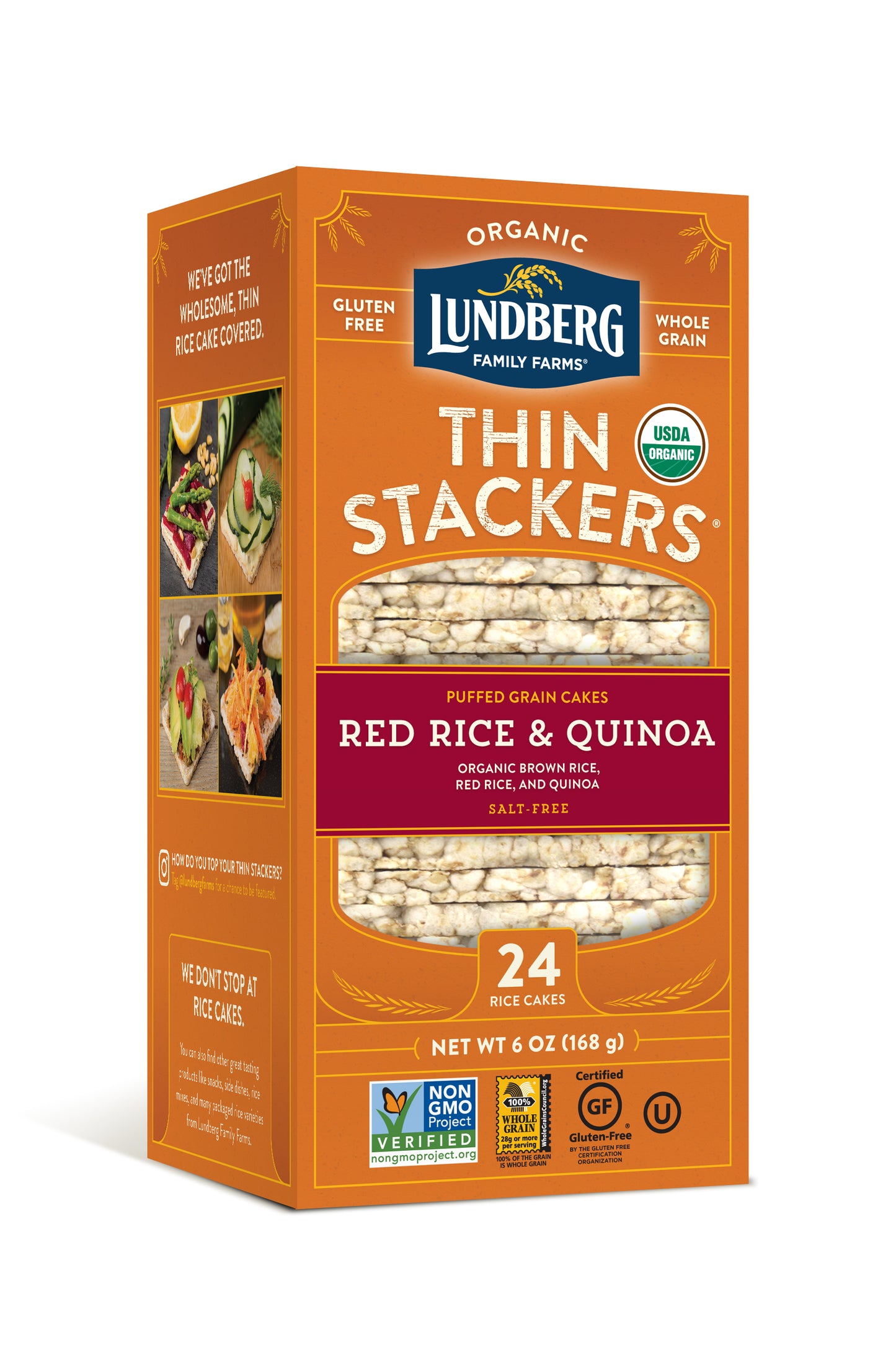 Thin Stackers, Red Rice & Quinoa, Organic