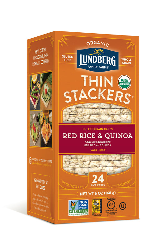 Thin Stackers, Red Rice & Quinoa, Organic