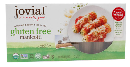 Pasta, Brown Rice, Manicotti, GF, Organic
