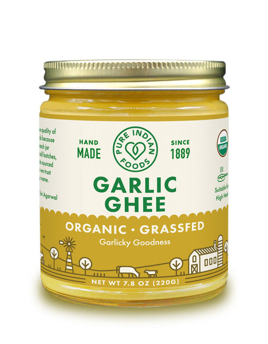 Ghee, Garlic, Grass-Fed, Organic