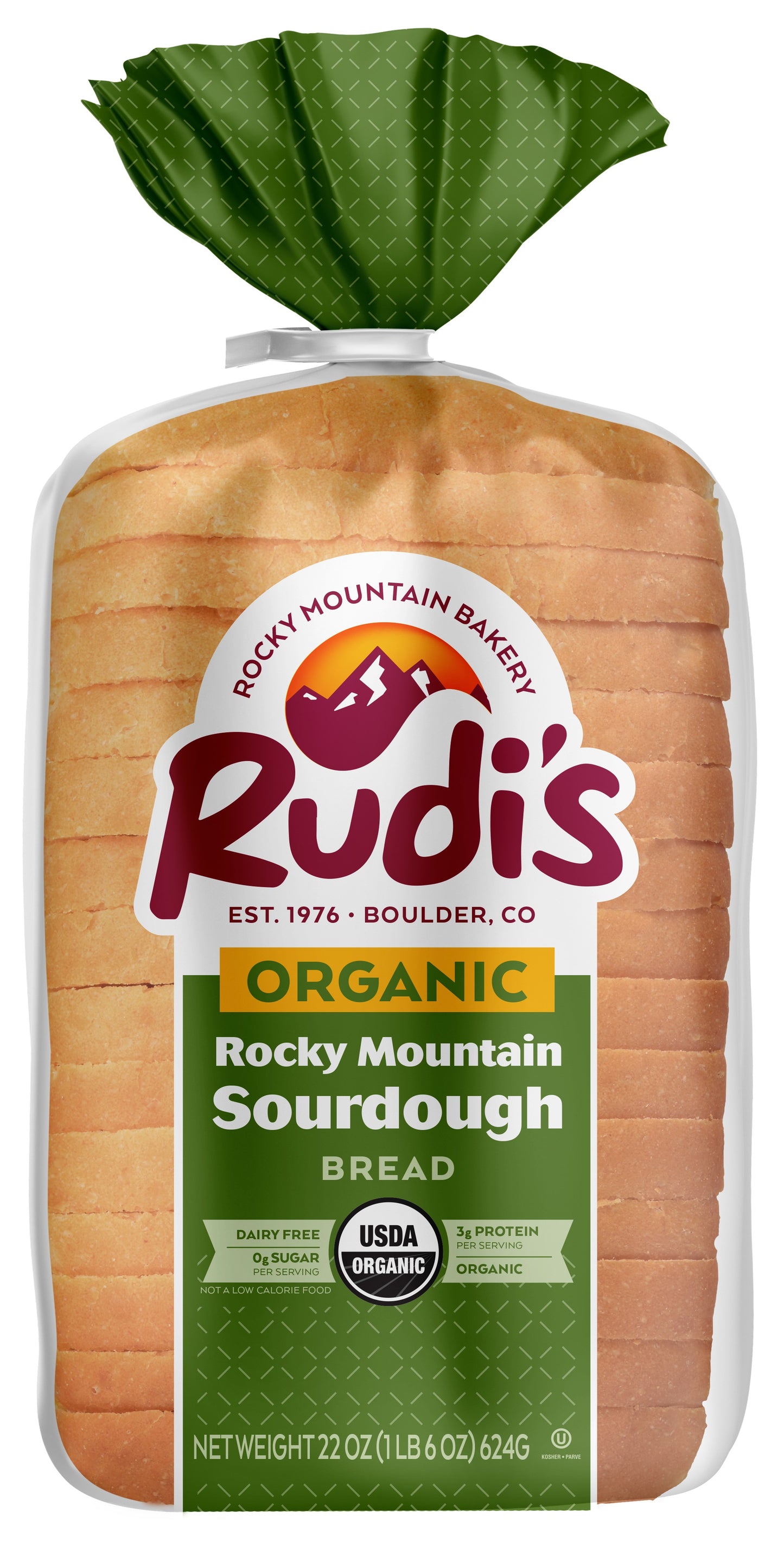 Rocky Mountain Sourdough Bread, Frozen, Organic