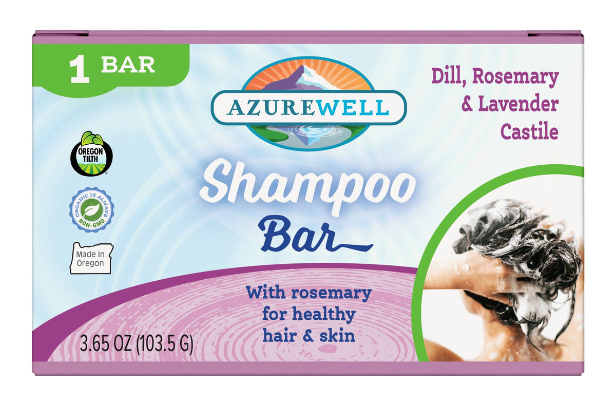 Shampoo Bar, Castile, Rosemary & Lavender, Organic