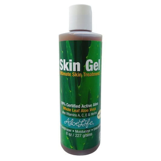Skin Gel & Herbs, Whole Leaf Aloe Vera, Skin Treatment